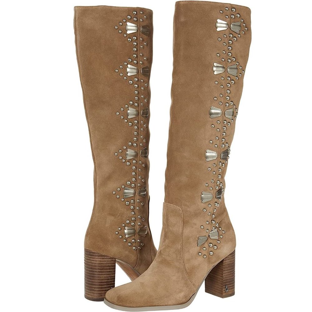 Sam Edelman Boots Oma Knee High Western Booties